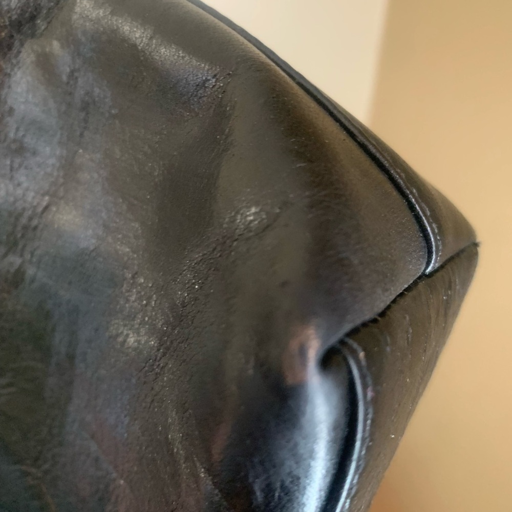 HOBO International Black Leather Shoulder Bag Basic Capsule Classic purse - Picture 8 of 13